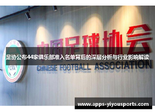 足协公布44家俱乐部准入名单背后的深层分析与行业影响解读